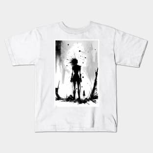 Inky Horrific Shadow Kids T-Shirt